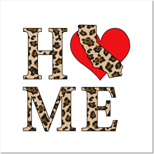 California Home Leopard Print Posters and Art